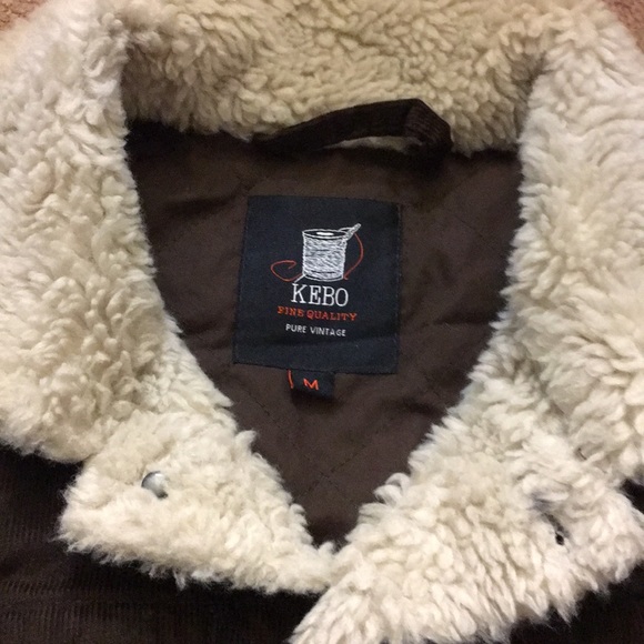 Kebo Brown Jacket w/ Neck Lining Size M - Picture 3 of 7